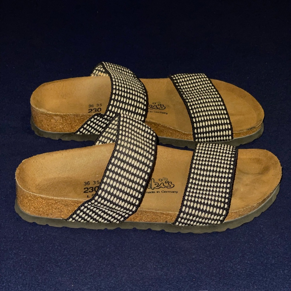 Birkenstock Curacao Birkis Sandals 35 230 L5 Black White